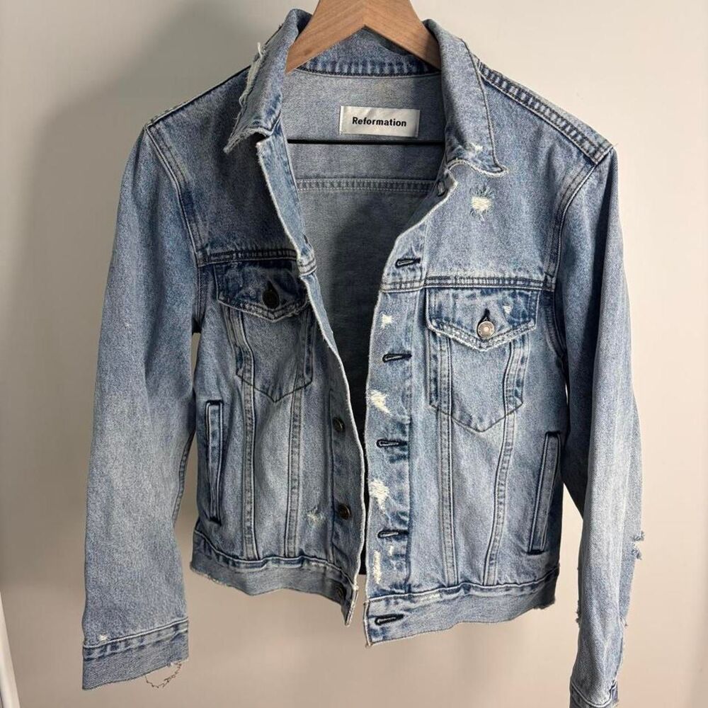 Reformation Women's Blue Jacket